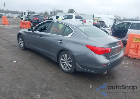 2017 Infiniti Q50 2.0T Premium из США, поврежденный, VIN JN1CV7ARXHM682722